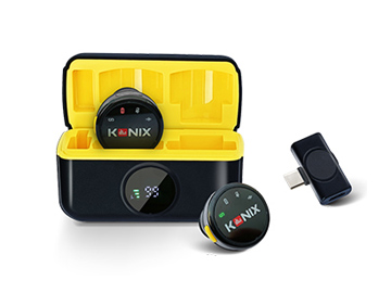 KONIX G5 ワイヤレス録音マイク 1対2 